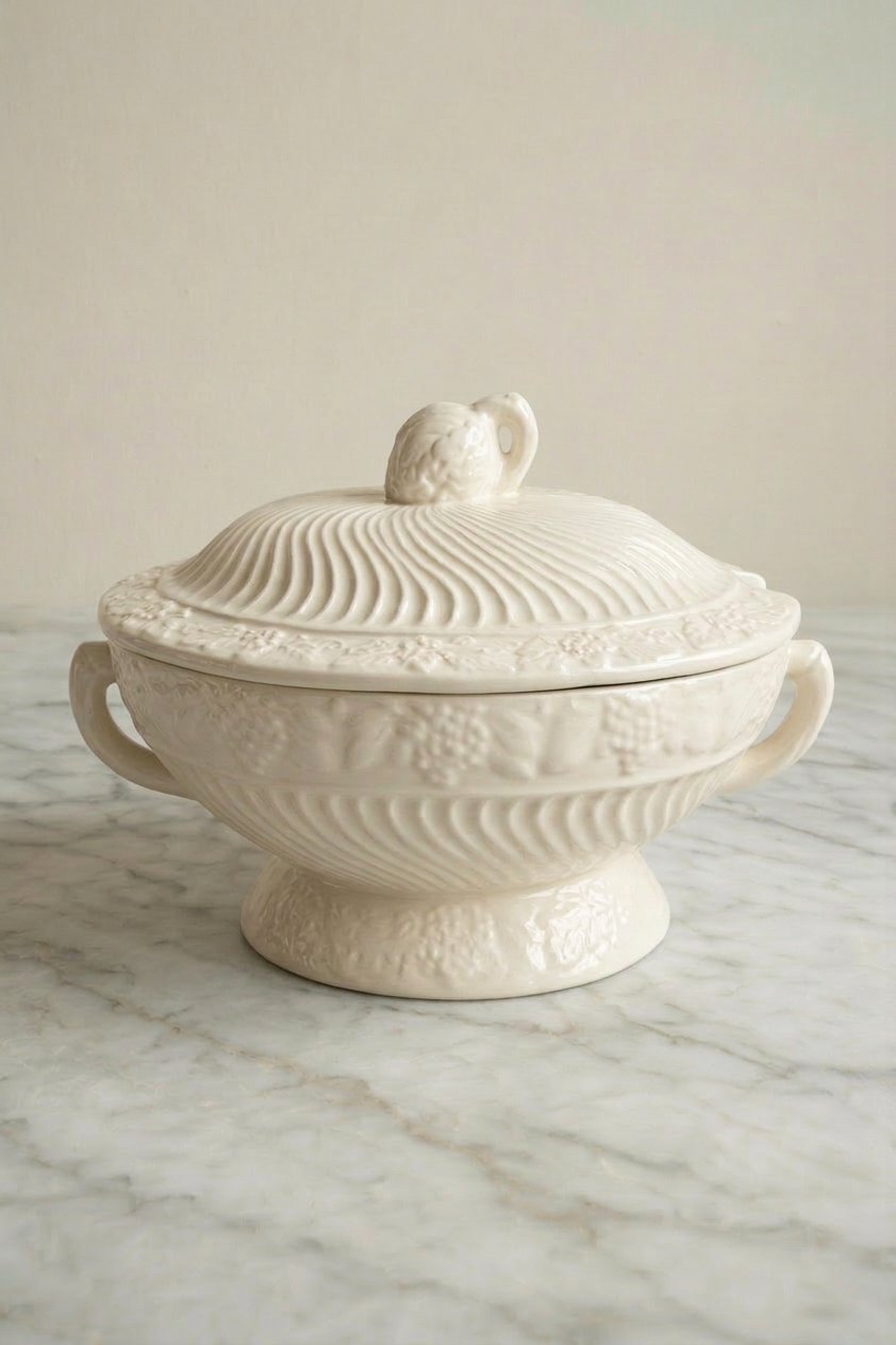 Vintage California Pottery Soup Tureen