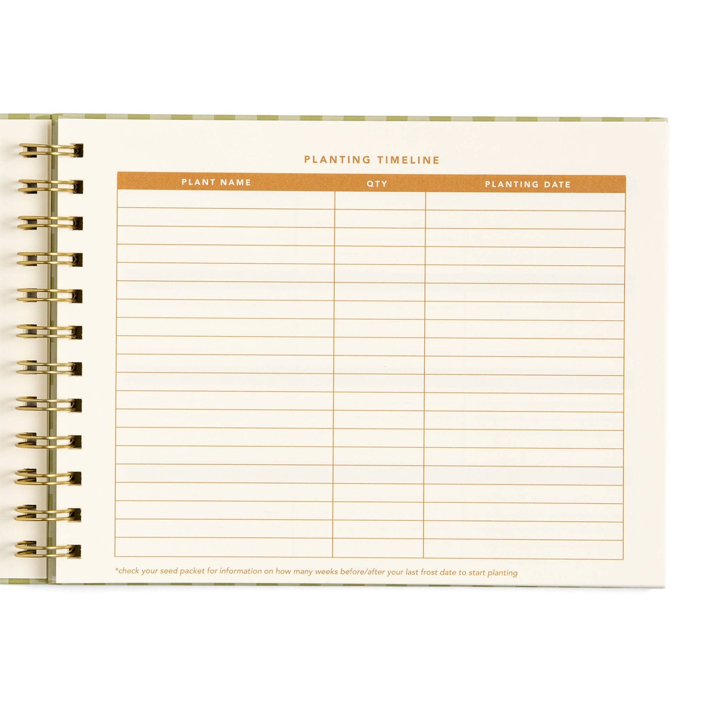 Life On The Homestead Garden Planner - Gingham