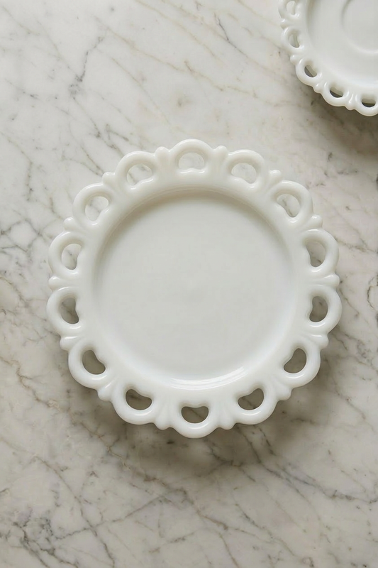 Milk Glass Dish