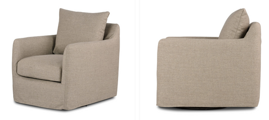 Wren Upholstered Swivel Chair