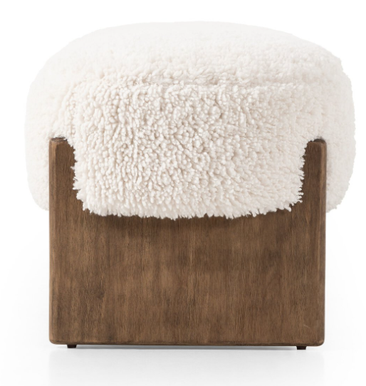 Colette Teddy Upholstered Bench