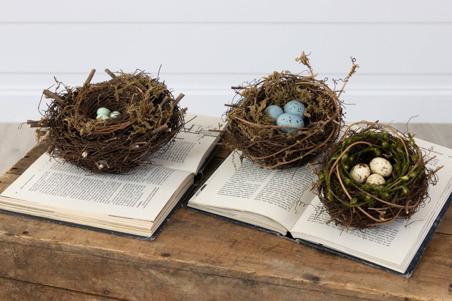 Decorative Bird Nests (Set of 3)